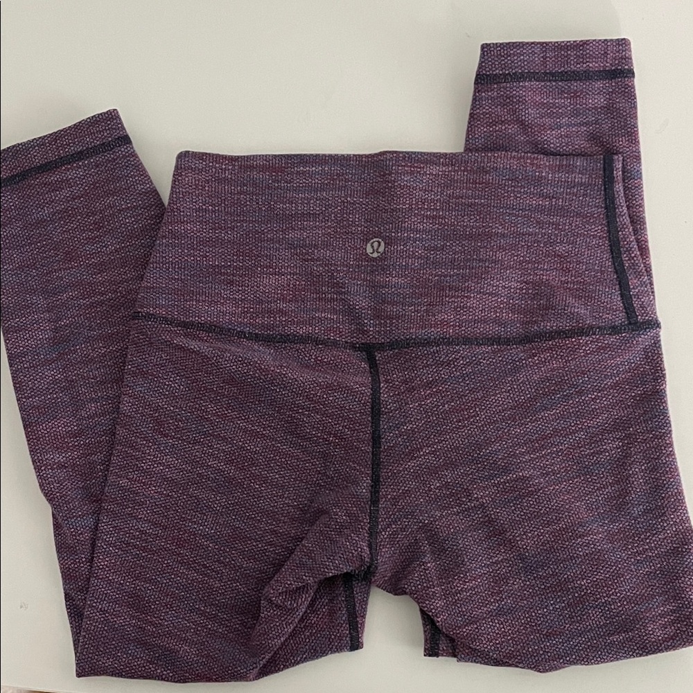 lululemon Purple Heather High-Rise Leggings
